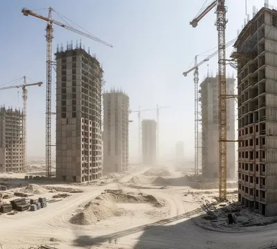 Изрображение 'Всем строительным организациям напомнили о штрафах за пыльные стройплощадки'