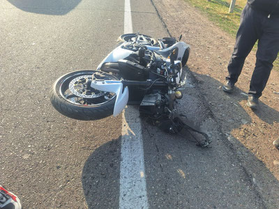Изрображение 'В Бостанлыкском районе мотоциклист погиб от удара в дорожное ограждение'