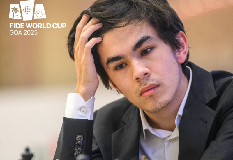 Изрображение '19-летний узбекский гроссмейстер Жавохир Синдаров выиграл Кубок мира ФИДЕ'