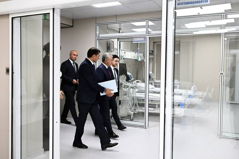 Изрображение 'Шавкат Мирзиёев посетил современные медицинские учреждения в Самарканде'