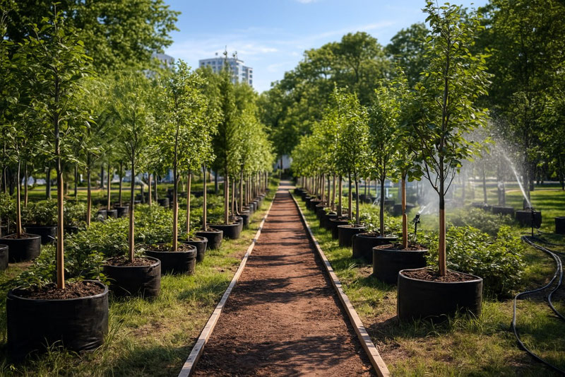 Изрображение 'В Ташкенте создают новую сеть лесопитомников'