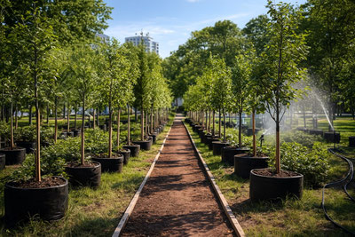 Изрображение 'В Ташкенте создают новую сеть лесопитомников'