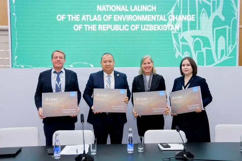 Изрображение 'В Самарканде презентовали Атлас экологических изменений Узбекистана'