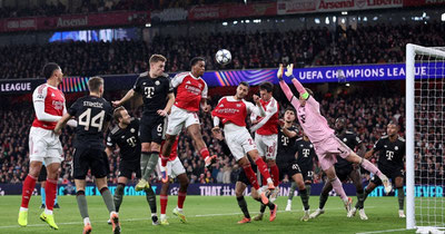 Image of '"Arsenal" defeated "Bayern" in London'