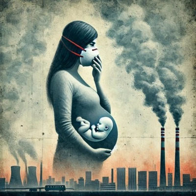 Image of 'Polluted air is causing twice as much harm to pregnant women.'