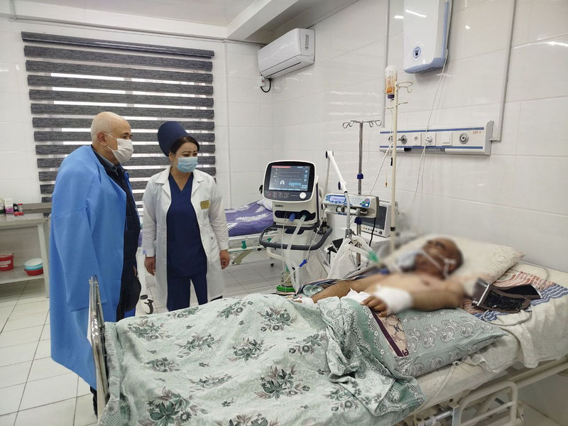 Image of 'It is said that a prisoner died in the infirmary of the Navoi colony.'