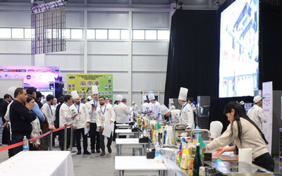 Изрображение 'В Ташкенте в рамках туристической ярмарки проходит чемпионат поваров'