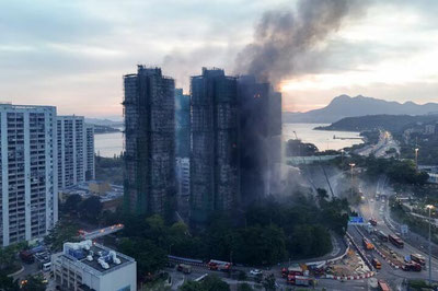 Изрображение 'Пожар в Гонконге: число погибших выросло до 83-х'