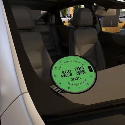 'Avtomobillarga 3 toifadagi ekostikerlar berish tartibi belgilandi'ning rasmi