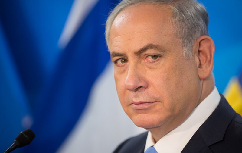 Image of 'Netanyahu asked the President of Israel for a pardon.'