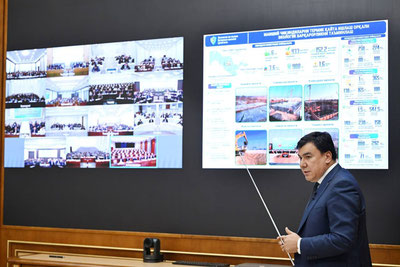 Изрображение 'Президент заслушал отчёт Спецкомиссии по улучшению экологической ситуации в Ташкенте'