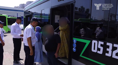 Изрображение 'В Минтрансе раскрыли число "зайцев" в автобусах Ташкента'