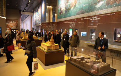 Изрображение 'Зарубежные участники Ташкентской туристической ярмарки посетили Центр исламской цивилизации (фото)'