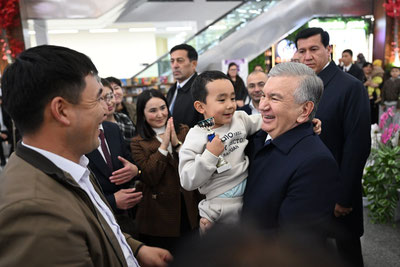 Изрображение 'Визит главы Узбекистана в Джизак завершен'