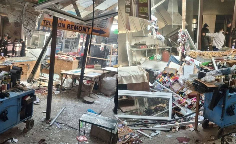 Image of 'In the canteen in Guliston, 3 people died due to a gas explosion.'