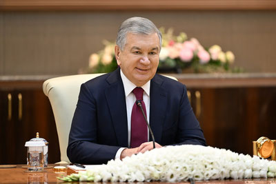 Изрображение 'Президент Узбекистана провёл ряд встреч с министрами энергетики Турции, Азербайджана и Кыргызстана'