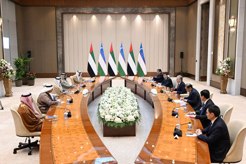 Изрображение 'Шавкат Мирзиёев принял делегацию ОАЭ во главе с министром энергетики'