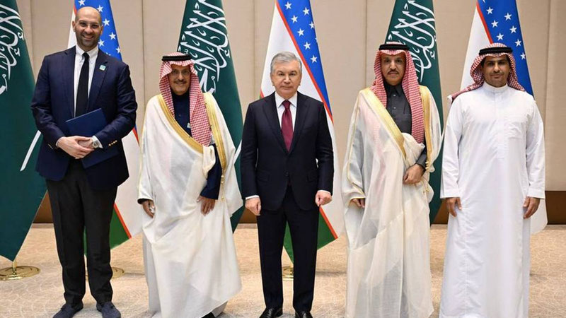 'Президент Саудия Арабистони компаниялари делегациясини қабул қилди'ning rasmi