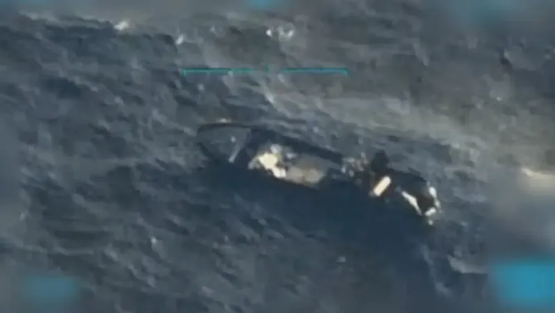 Image of 'The United States has destroyed another drug vessel in the Caribbean Sea.'