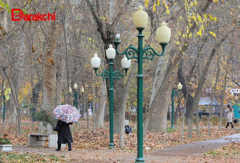 Изрображение 'В Ташкенте сегодня в первой половине дня небольшой дождь'