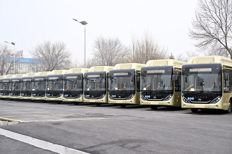 Изрображение 'В Гулистане обновлен парк общественного транспорта'