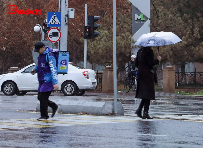 Image of 'Today, rain is expected in some areas.'