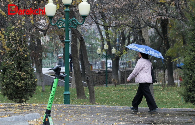 Изрображение 'В Ташкенте сегодня снова дождь'