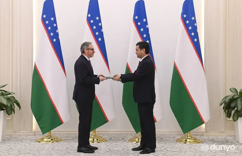 Изрображение 'Глава МИД Узбекистана принял нового посла Бразилии'