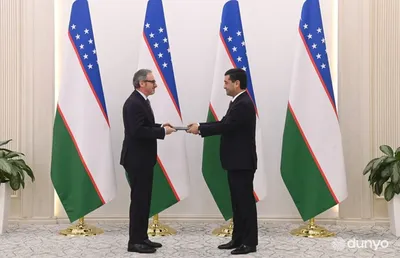 Изрображение 'Глава МИД Узбекистана принял нового посла Бразилии'