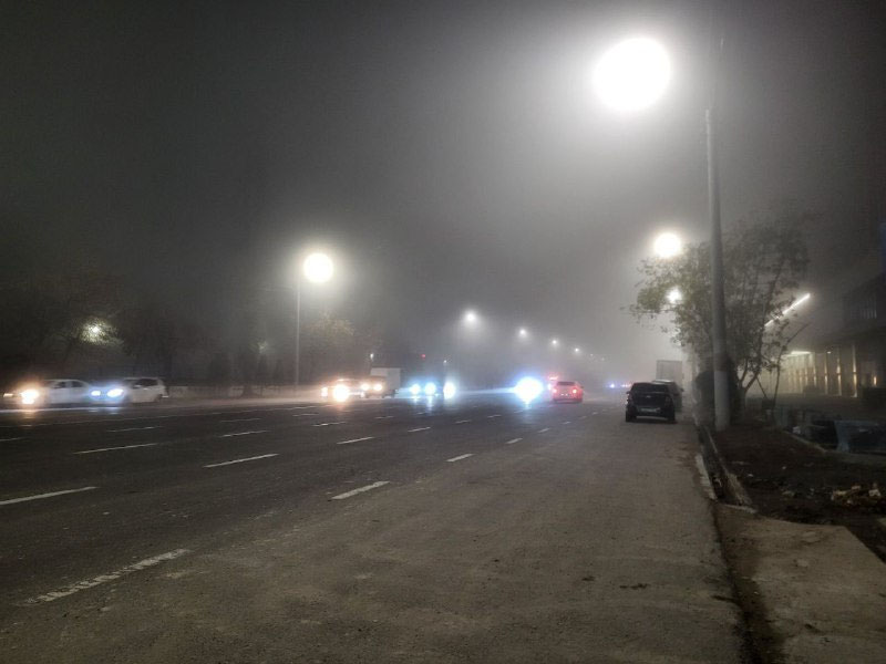 Изрображение 'В Ташкенте наблюдался туман или пыль? Синоптики пояснили погодное явление в столице'