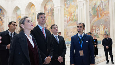 '"Insoniyat tsivilizatsiyasiga asos boʻlgan yutuqlar shu zaminadan kelib chiqqan" — Paragvay Prezidenti'ning rasmi