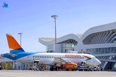 Изрображение 'Рейс Azimuth по маршруту Ташкент - Краснодар перенесен'