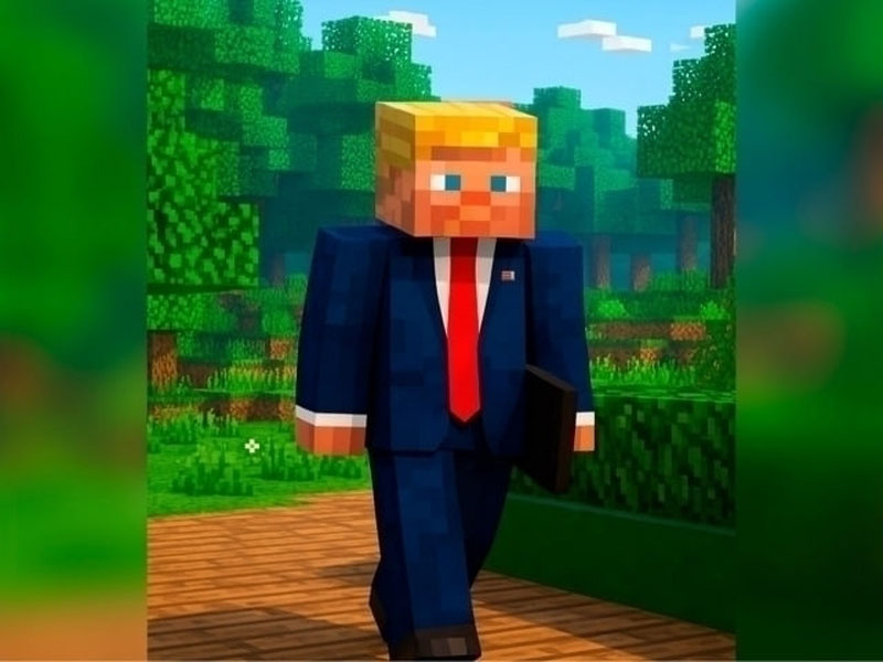 'Трампнинг Minecraft’даги қиёфаси эълон қилинди'ning rasmi