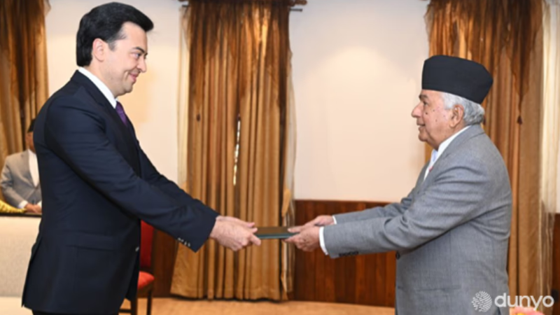 Изрображение 'У Узбекистана появился первый посол в Непале'