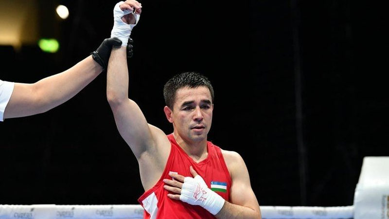 'Hasanboy Do‘smatov boksi bo‘yicha ikki karra jahon chempioniga aylandi'ning rasmi