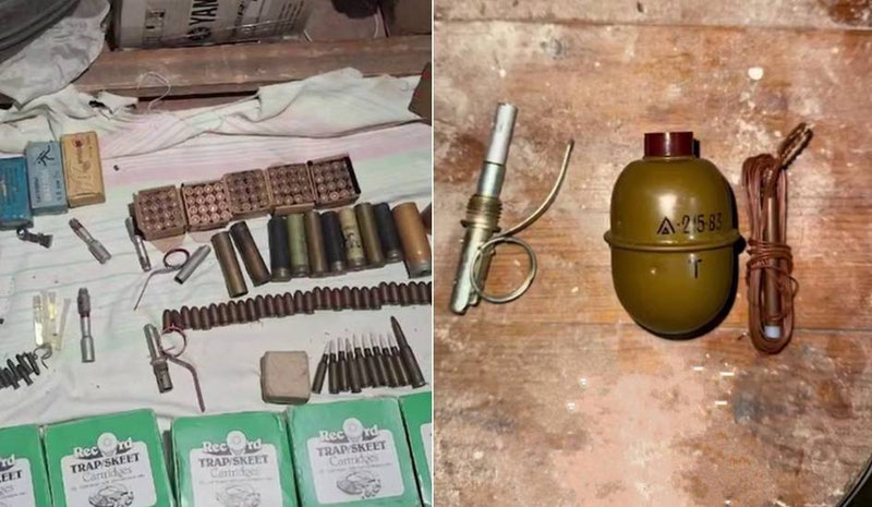 'Toshkentda uyini ta’mirlayotgan fuqaro yerto‘ladan granata va qurollarni topdi'ning rasmi