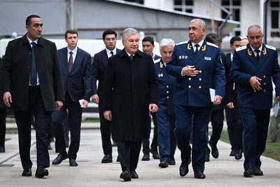 Изрображение 'Президент ознакомился с деятельностью Правоохранительной академии Узбекистана'