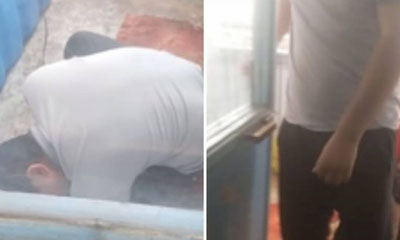 Изрображение 'В Джизаке алиментщик прятался на балконе многоэтажного дома'