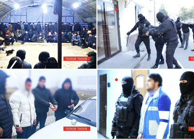 Image of 'Employees of the IIO who broke into a citizen's home in the Tashkent region and demanded money were apprehended.'