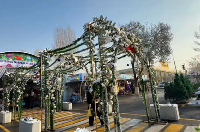 Изрображение 'На рынках Ташкента начали работу новогодние ярмарки'