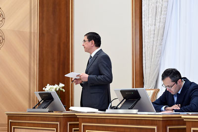 Изрображение 'Президент рассмотрел итоги года в текстильной промышленности'