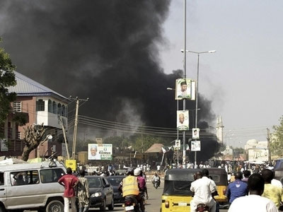 Image of 'A mosque exploded in Nigeria.'