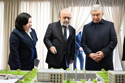 Image of 'Mirziyoyev got acquainted with energy facilities in New Tashkent.'