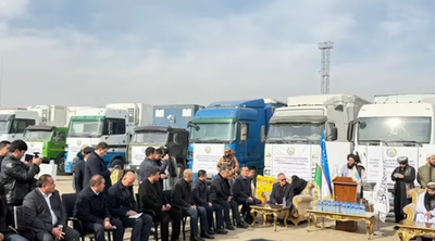 Изрображение 'Узбекистан направил в Афганистан почти 400 тонн гуманитарной помощи'
