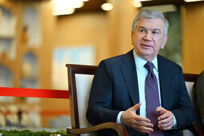 Image of 'The President got acquainted with the construction of the New Tashkent city.'