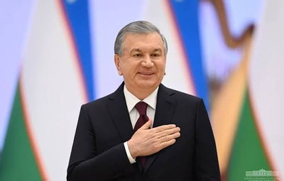 Image of 'Who congratulated the leader of Uzbekistan on the New Year holiday?'