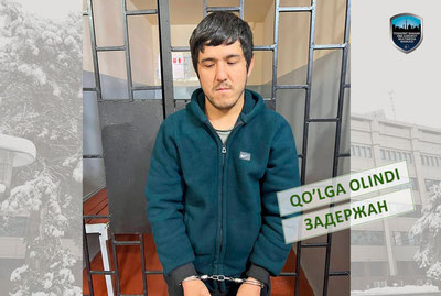 Image of 'A person who snatched a phone at a pedestrian crossing in Tashkent has been apprehended.'
