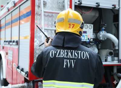 Image of 'A fire broke out in a workshop in Tashkent.'