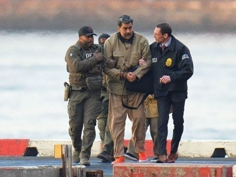 'Maduroning qanday qoʻlga olingani maʼlum qildi'ning rasmi