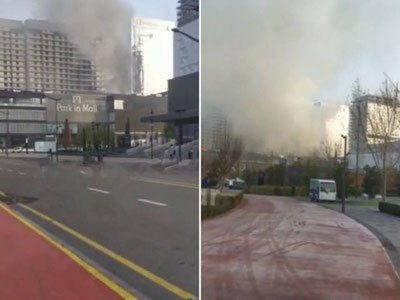 Изрображение 'На территории Tashkent City произошёл пожар'